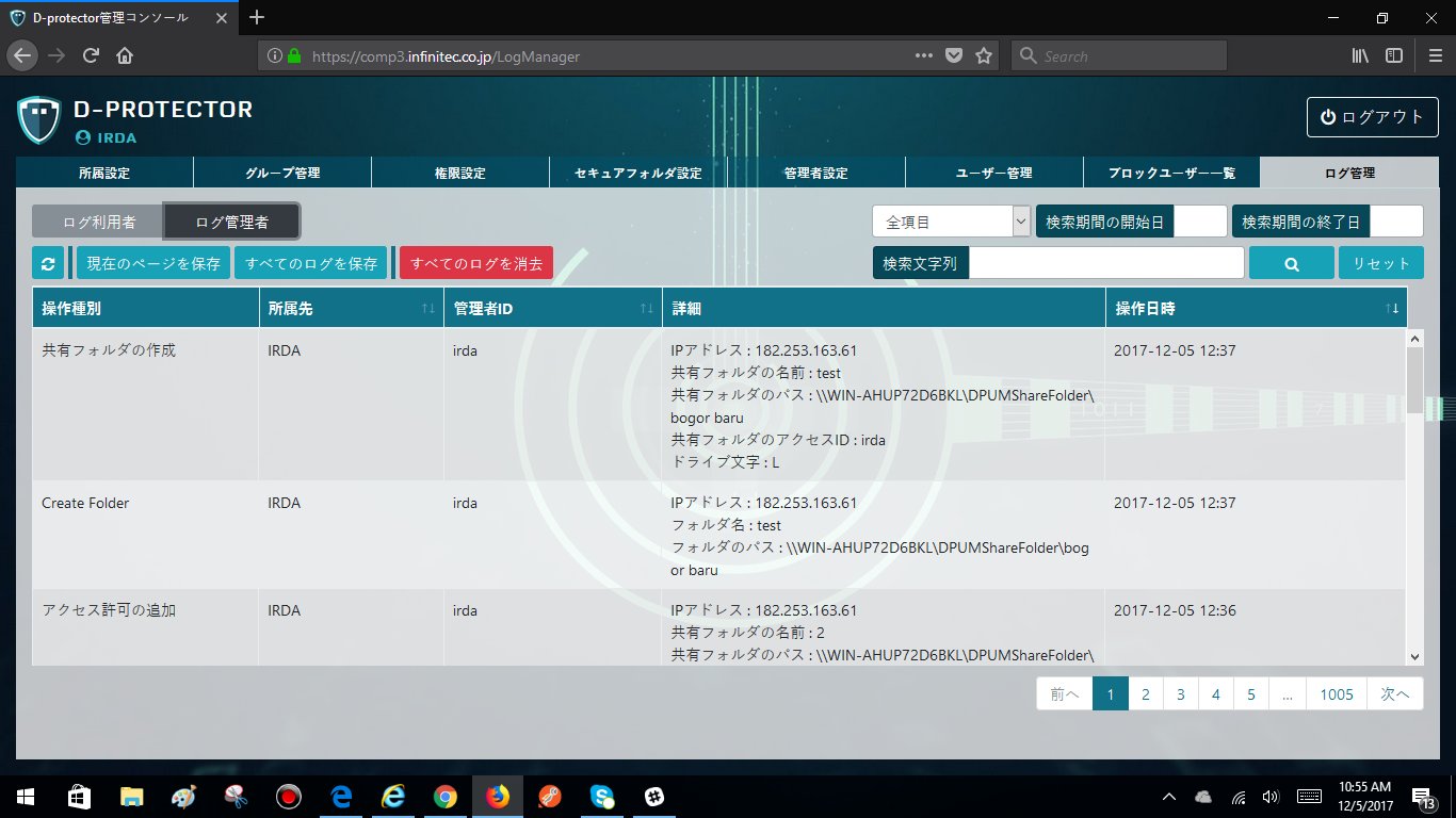 D-Protector — audit log manager