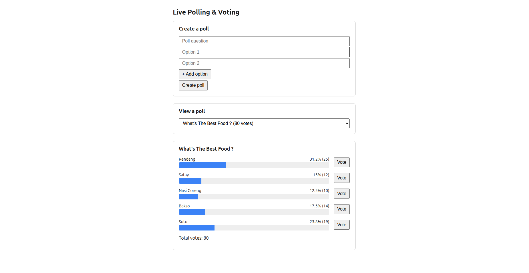 Technical Assessment — Real-Time Polling API (C#)